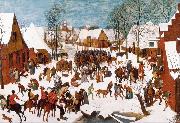 BRUEGEL, Pieter the Elder The Massacre of the Innocents (mk25) china oil painting reproduction